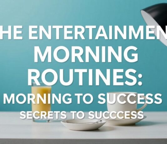 The Entertainment Industry’s Morning Routines: Secrets to Success The Entertainment Industry's Morning Routines: Secrets to Success