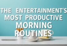The Entertainment Industry’s Most Productive Morning Routines The Entertainment Industry's Most Productive Morning Routines