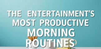 The Entertainment Industry’s Most Productive Morning Routines The Entertainment Industry's Most Productive Morning Routines