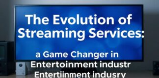 The Evolution of Streaming Services: A Game Changer in the Entertainment Industry The Evolution of Streaming Services: A Game Changer in the Entertainment Industry